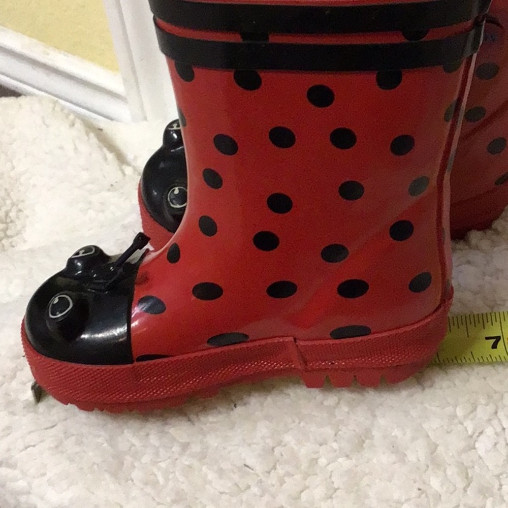 LADYBUG RAINDEAR [TM] RAINBOOTS, Sz 6 - Picture 5 of 5